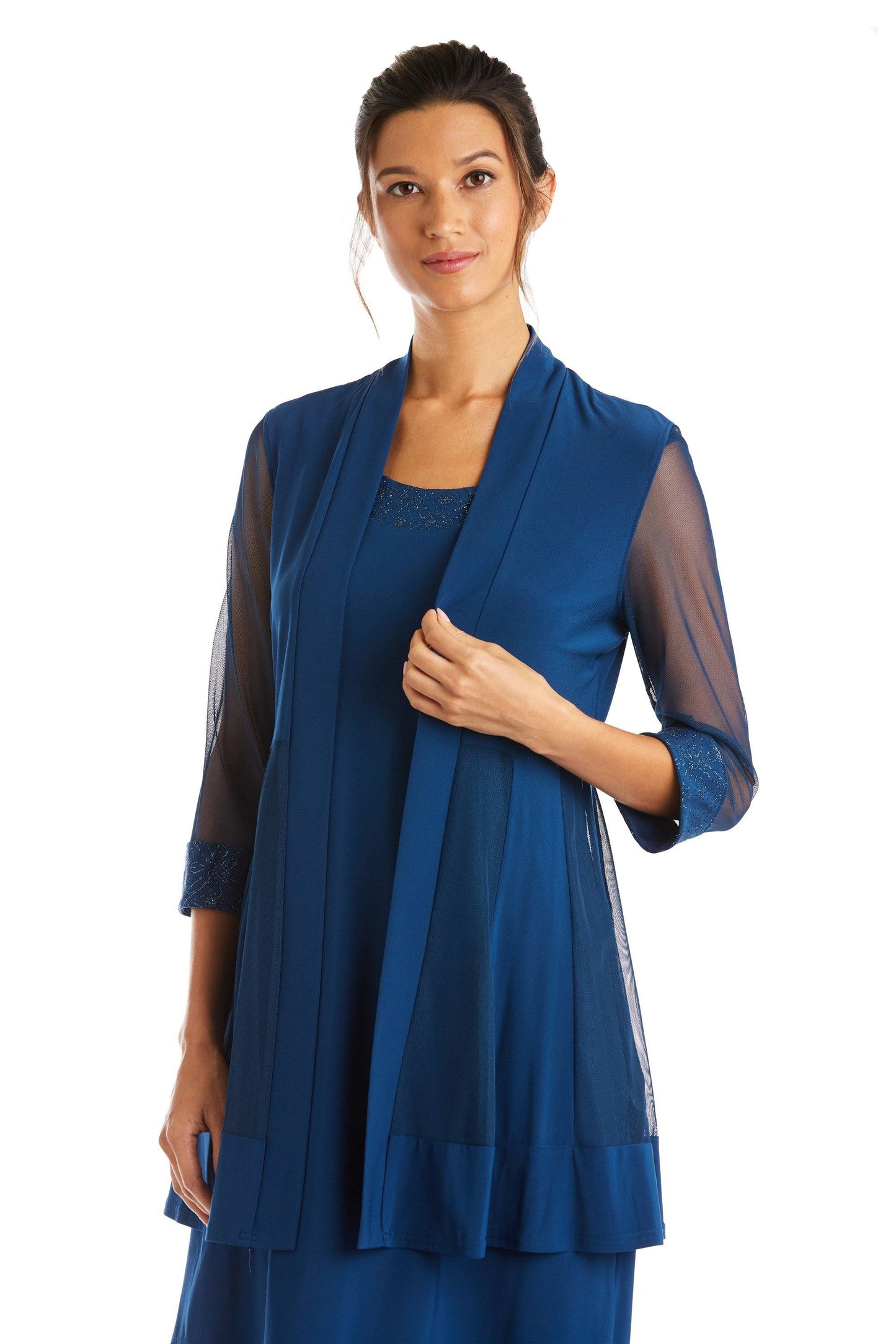 R&M Richards Short Formal Petite Jacket Dress 8271P - The Dress Outlet