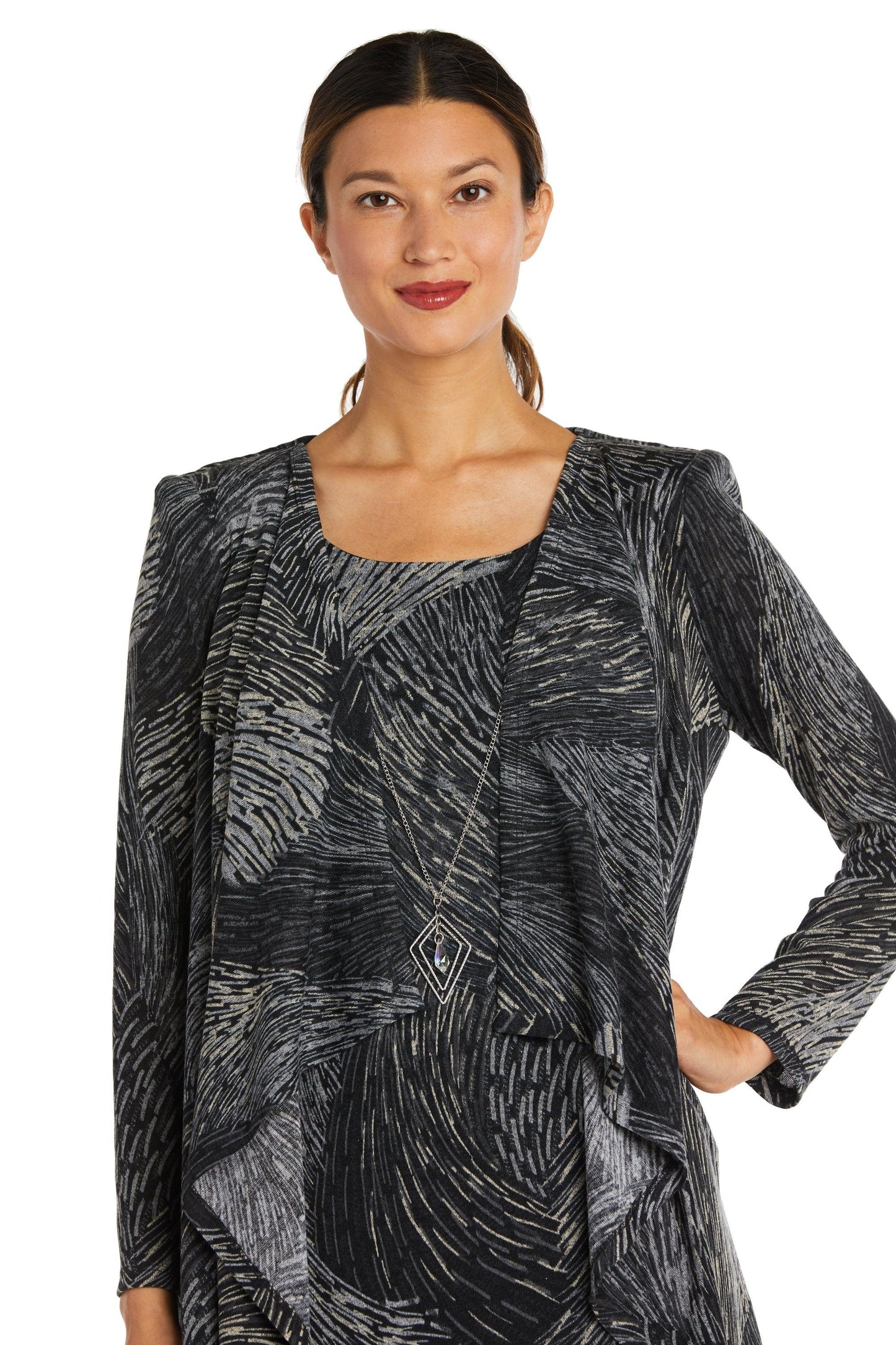 R&M Richards Short Mother of the Bride Dress 9156 - The Dress Outlet