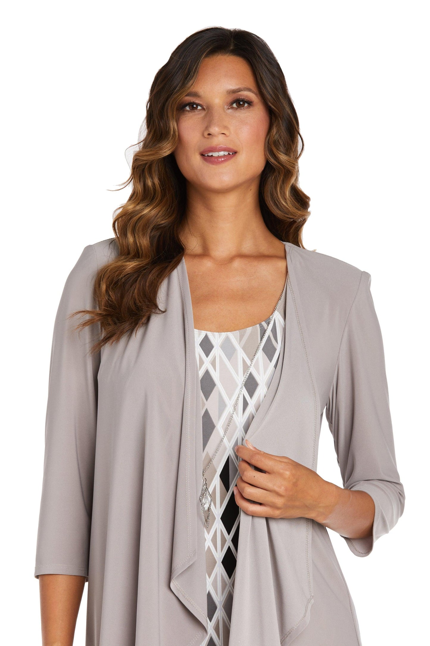 R&M Richards Short Petite Print Jacket Dress 7987P - The Dress Outlet