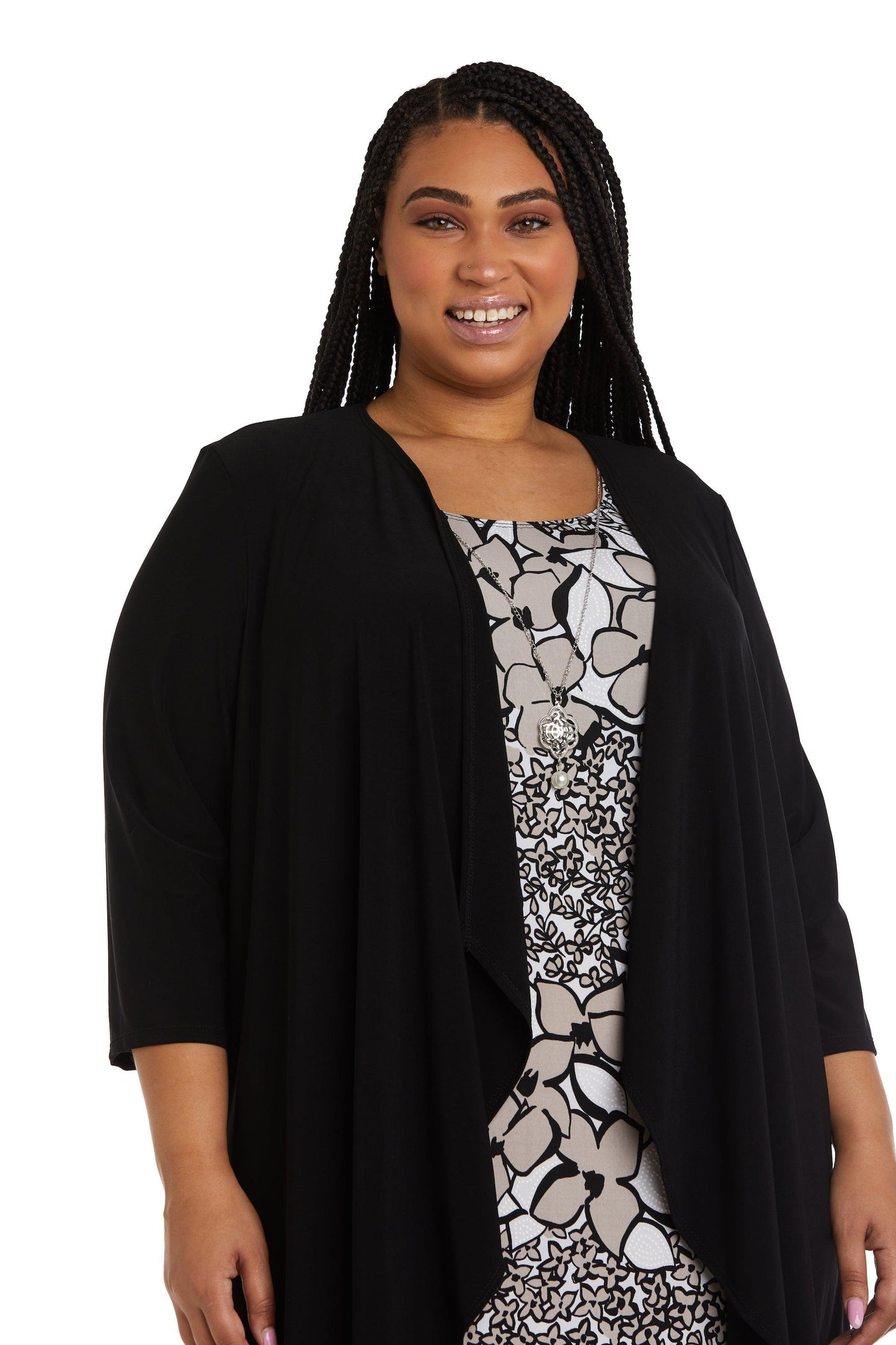 R&M Richards Short Plus Size jacket Dress 9297W - The Dress Outlet