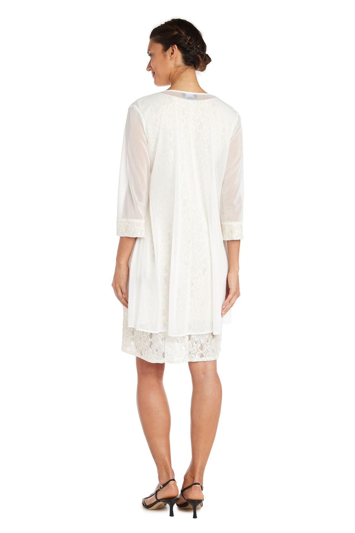 R&M Richards Short Sleeveless Petite Dress 2208P - The Dress Outlet