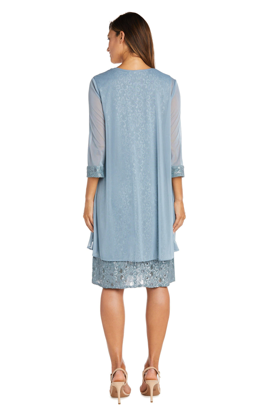 R&M Richards Short Sleeveless Petite Dress 2208P - The Dress Outlet