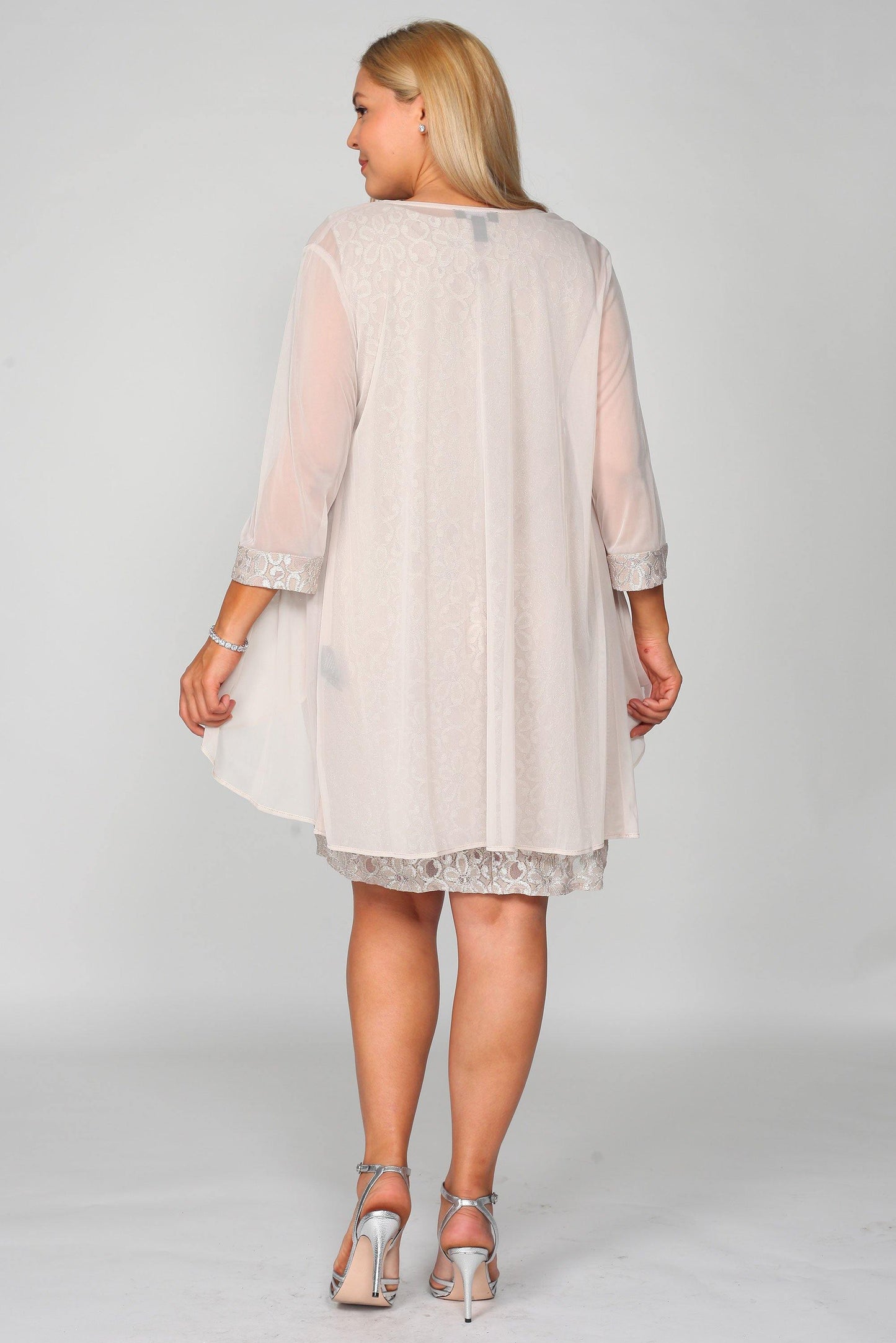 R&M Richards Short Sleeveless Petite Dress 2208P - The Dress Outlet