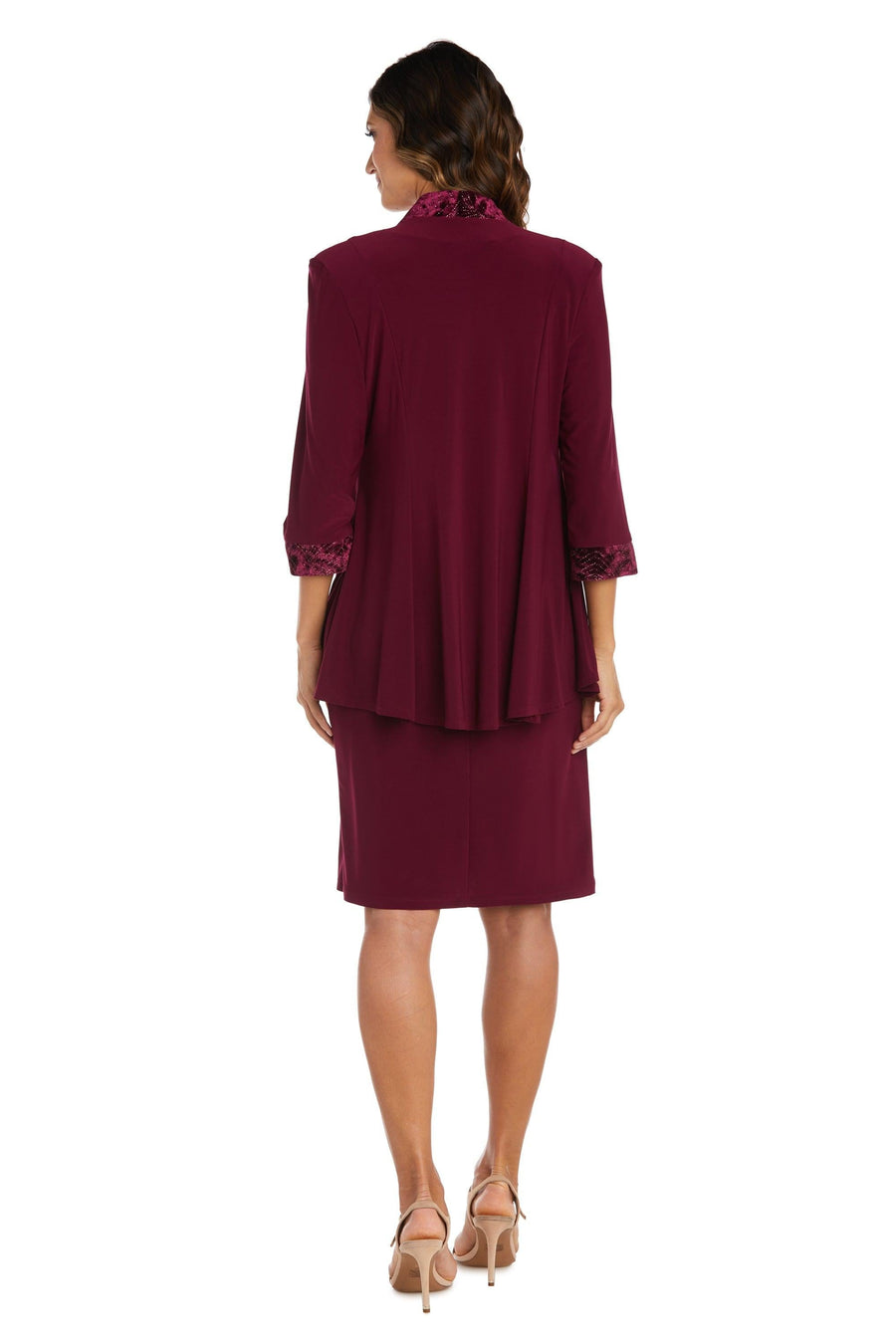 R&M Richards Short Two Piece Petite Dress 9205P - The Dress Outlet