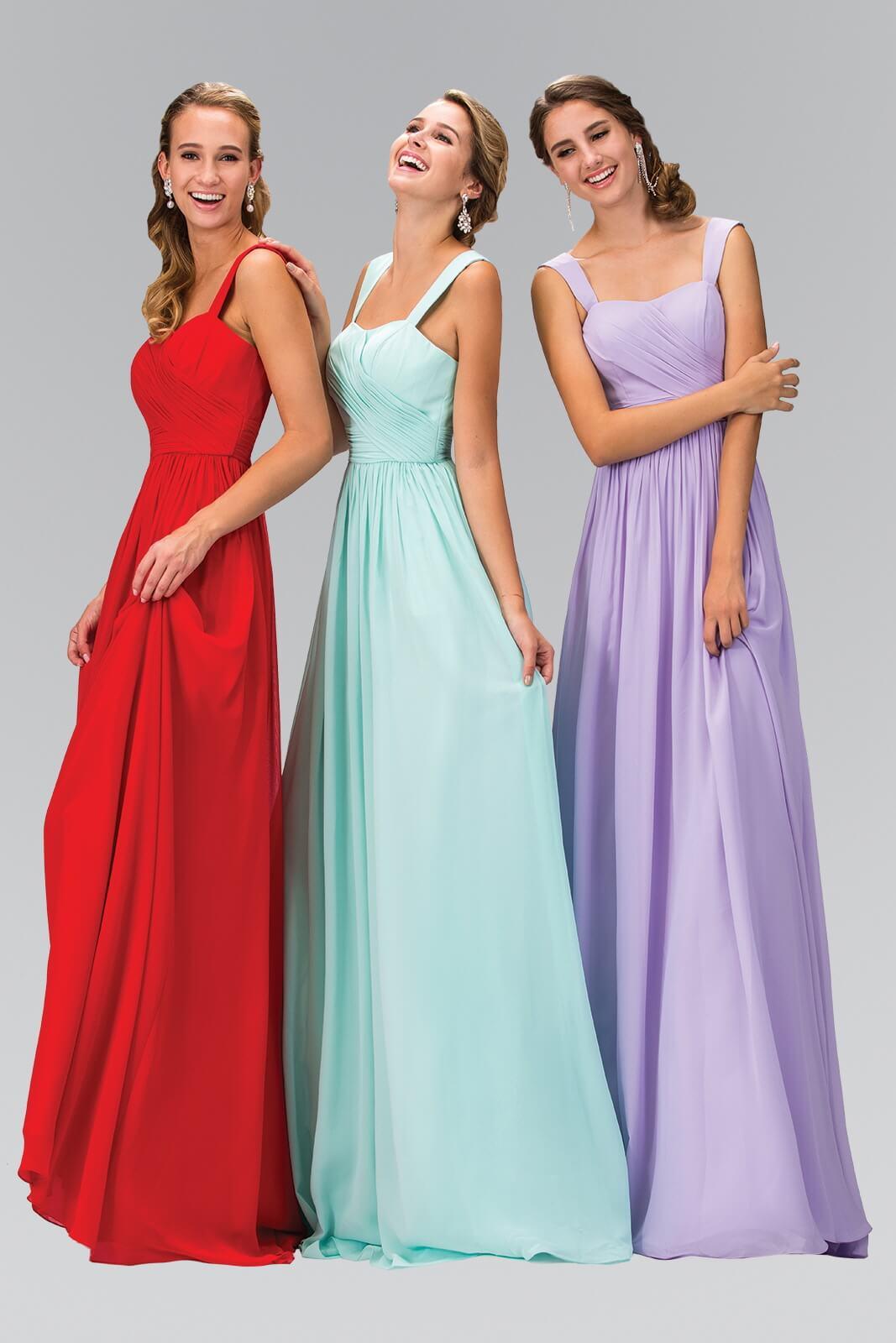 Sleeveless Chiffon Long Formal Dress - The Dress Outlet Elizabeth K