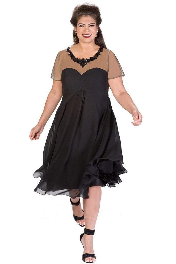 Sydneys Closet Short Plus Size Dress - The Dress Outlet
