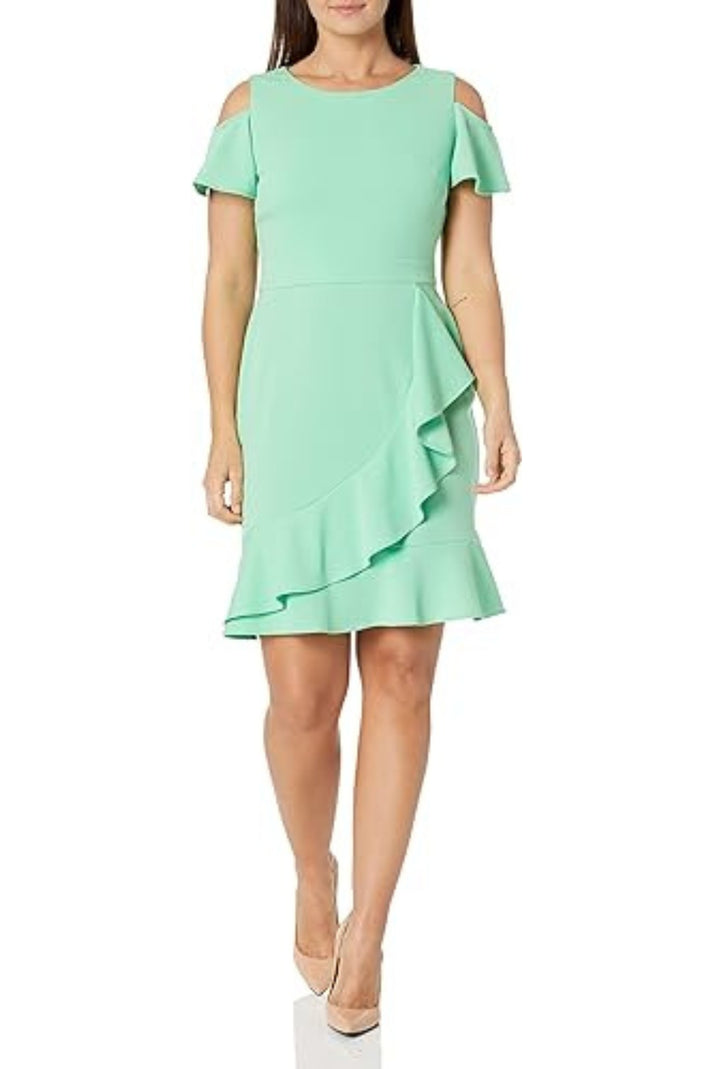 Cocktail Dresses Fitted Cocktail Short Dress Green