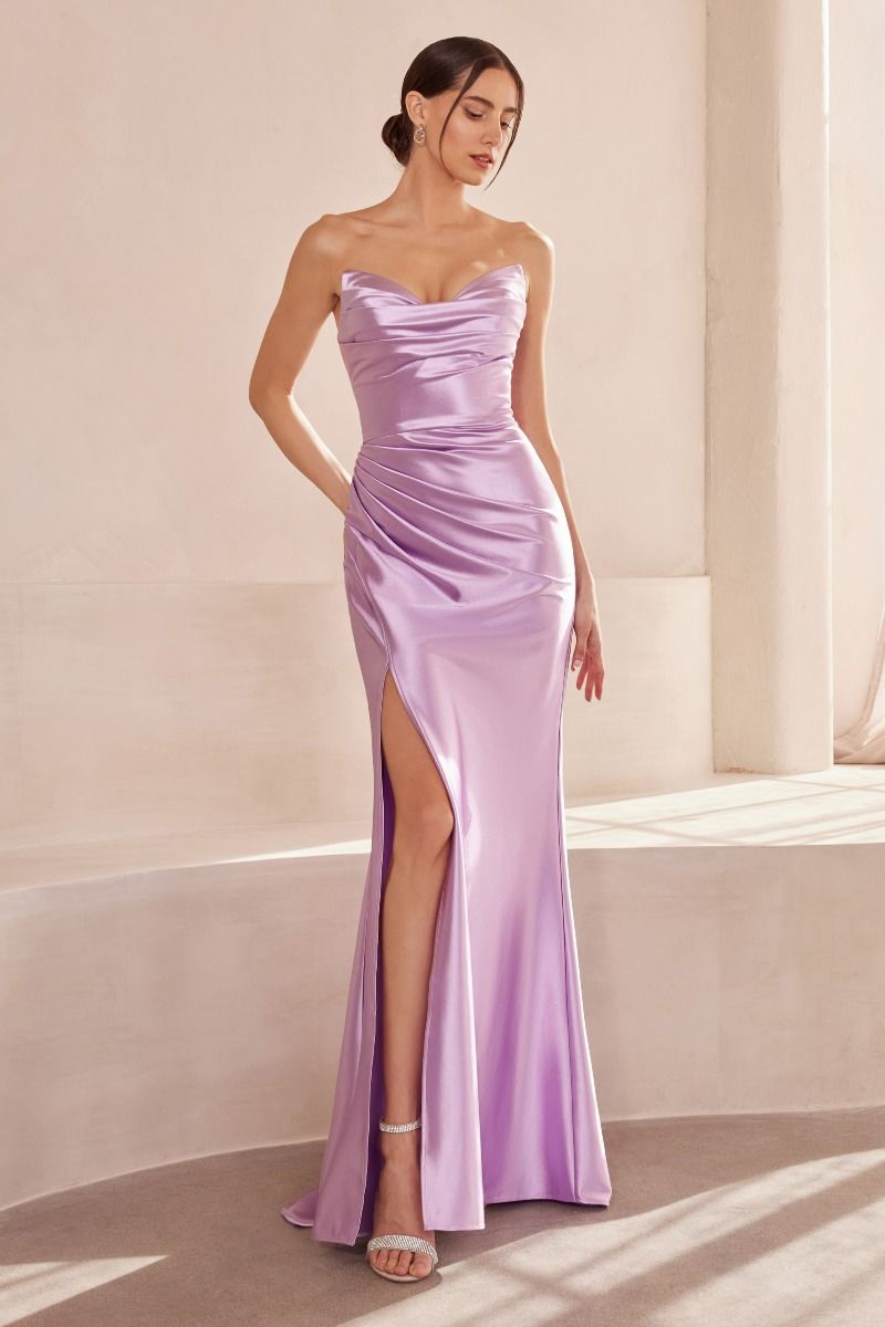 Prom Dresses Formal Long Fitted Evening Prom Dress Lavender