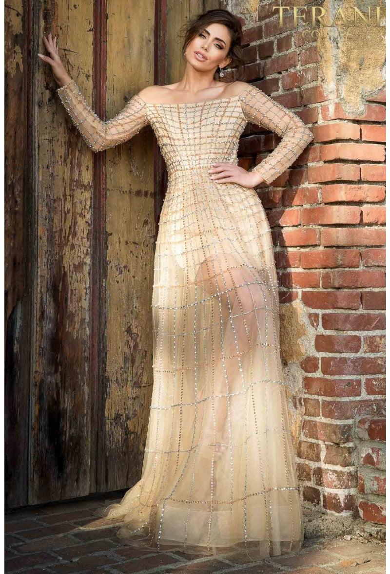 Terani Couture Formal Evening Long Gown 2021GL3159 - The Dress Outlet