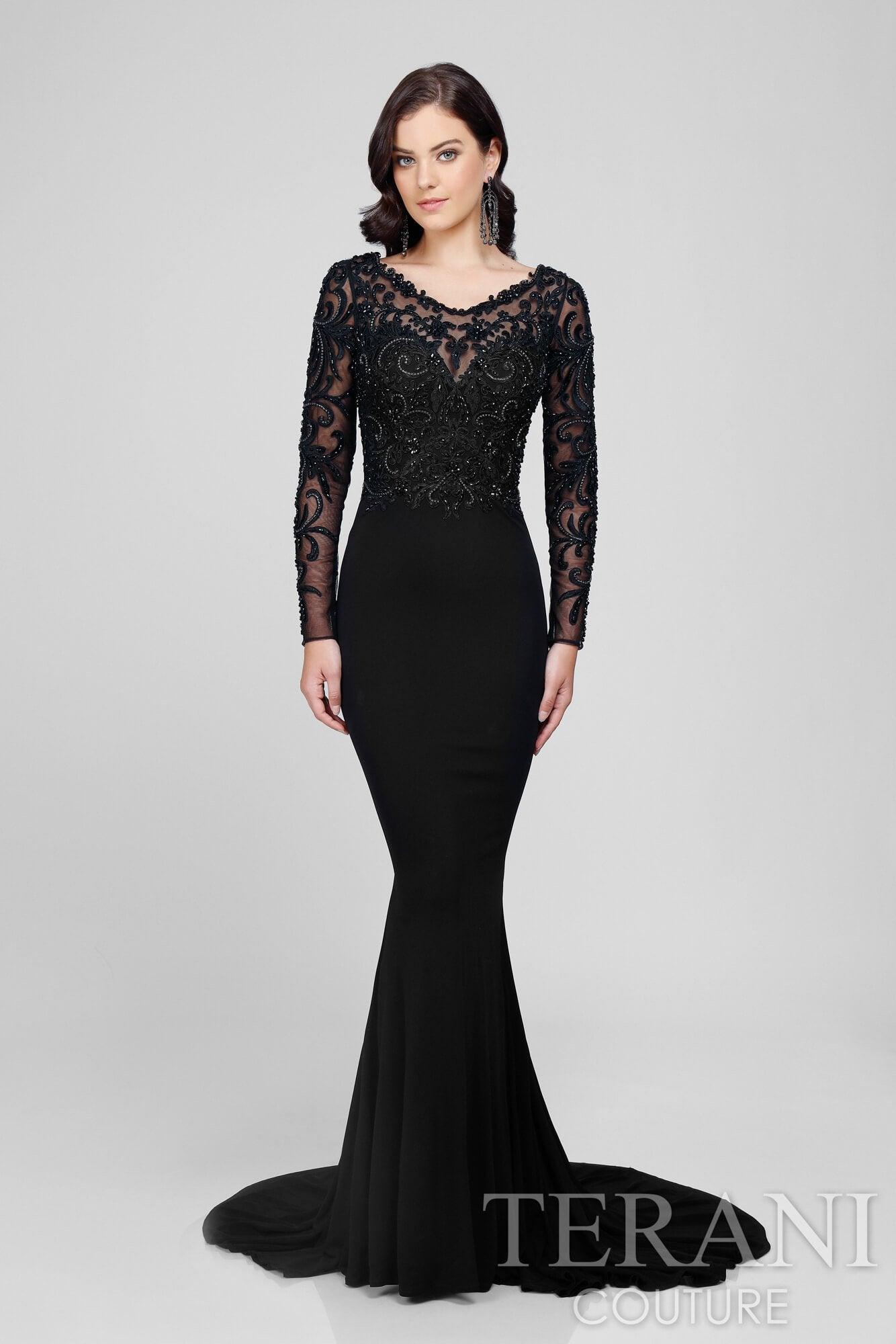 Terani Couture Formal Long Prom Dress 1712M3434 - The Dress Outlet