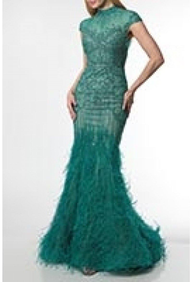 Terani Couture Fitted Long Prom Dress 1721GL4446 - The Dress Outlet