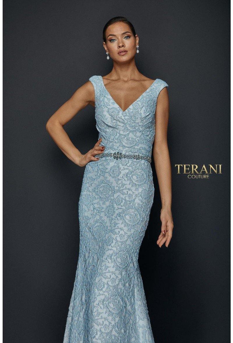 Terani Couture Long Mother Of The Bride Gown 1921M0726 - The Dress Outlet