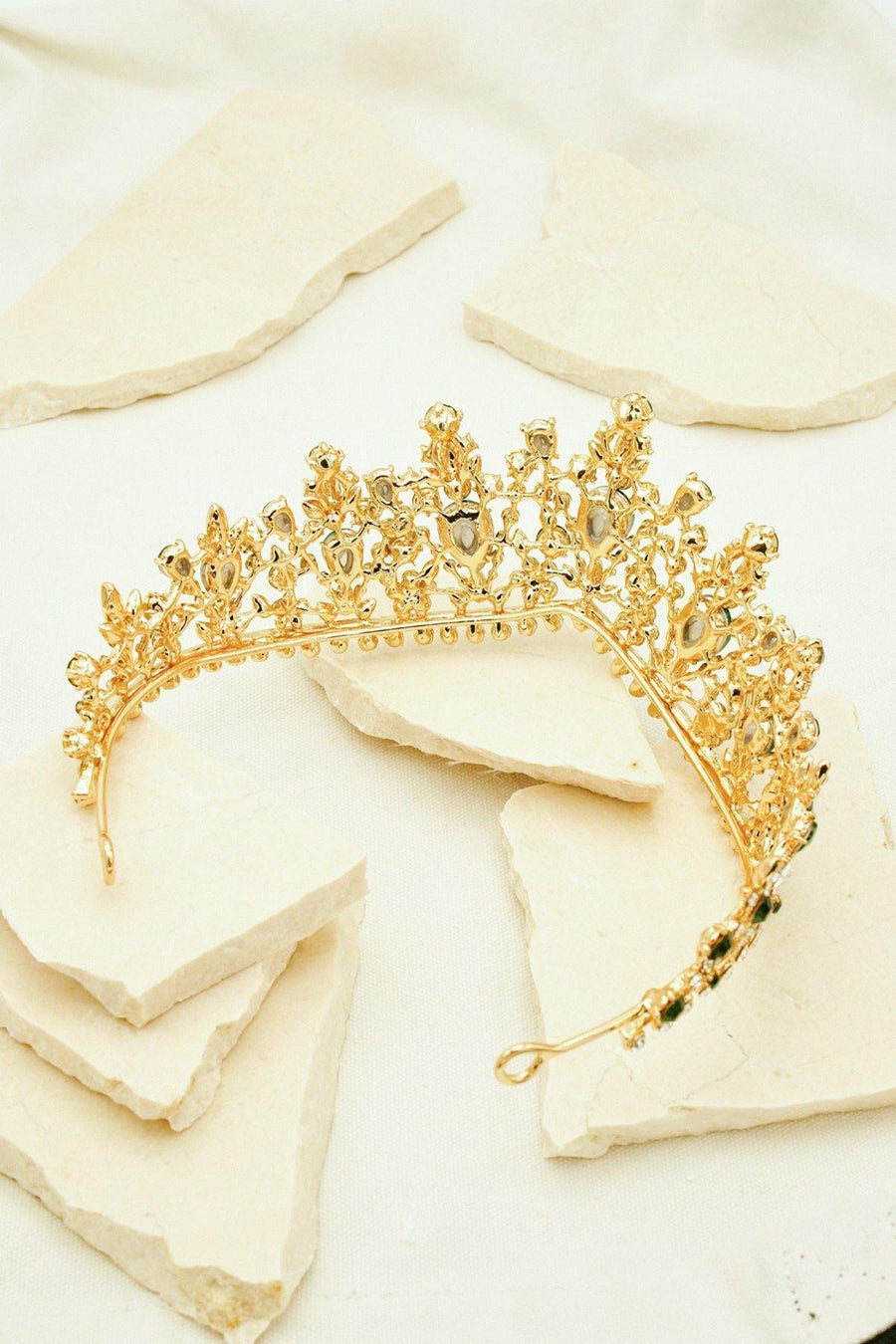 Wedding Crystal Rhinestones Tiara Crown - The Dress Outlet