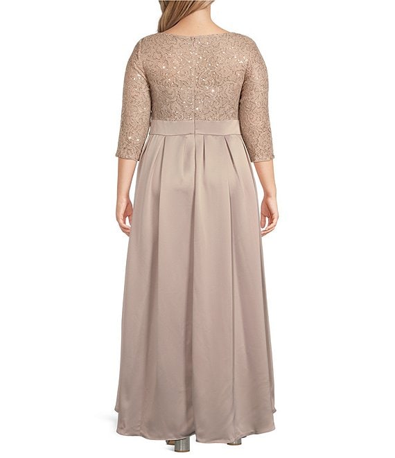 فستان رسمي طويل بمقاسات كبيرة من Alex Evenings 84122468