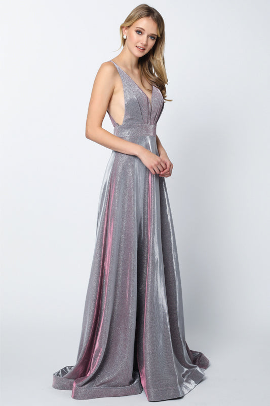 Prom Dresses Prom Long Formal Glitter Dress Magenta Mauve