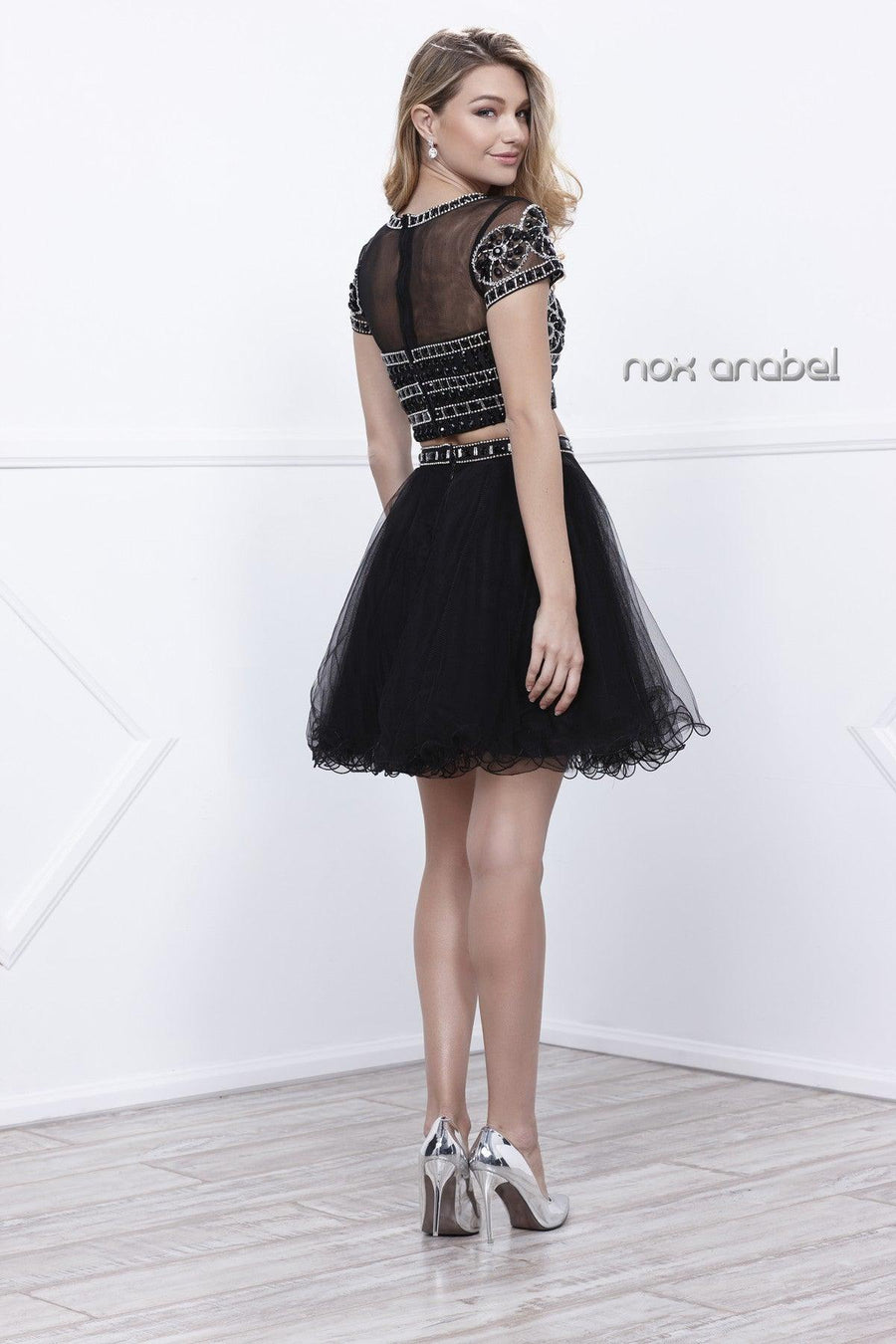 Nox Anabel 6229 Short Two-Piece Homecoming Dress
