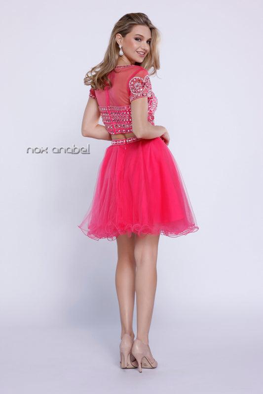 Nox Anabel 6229 Short Two-Piece Homecoming Dress