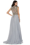 Formal Dresses Long Formal A Line Evening Dress Silver