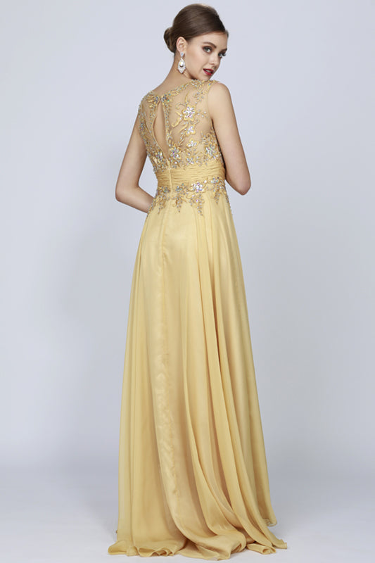 Formal Dresses Long Formal Evening Dress Gold
