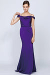 Prom Dresses Fitted Long Formal Evening Prom Dress Purple