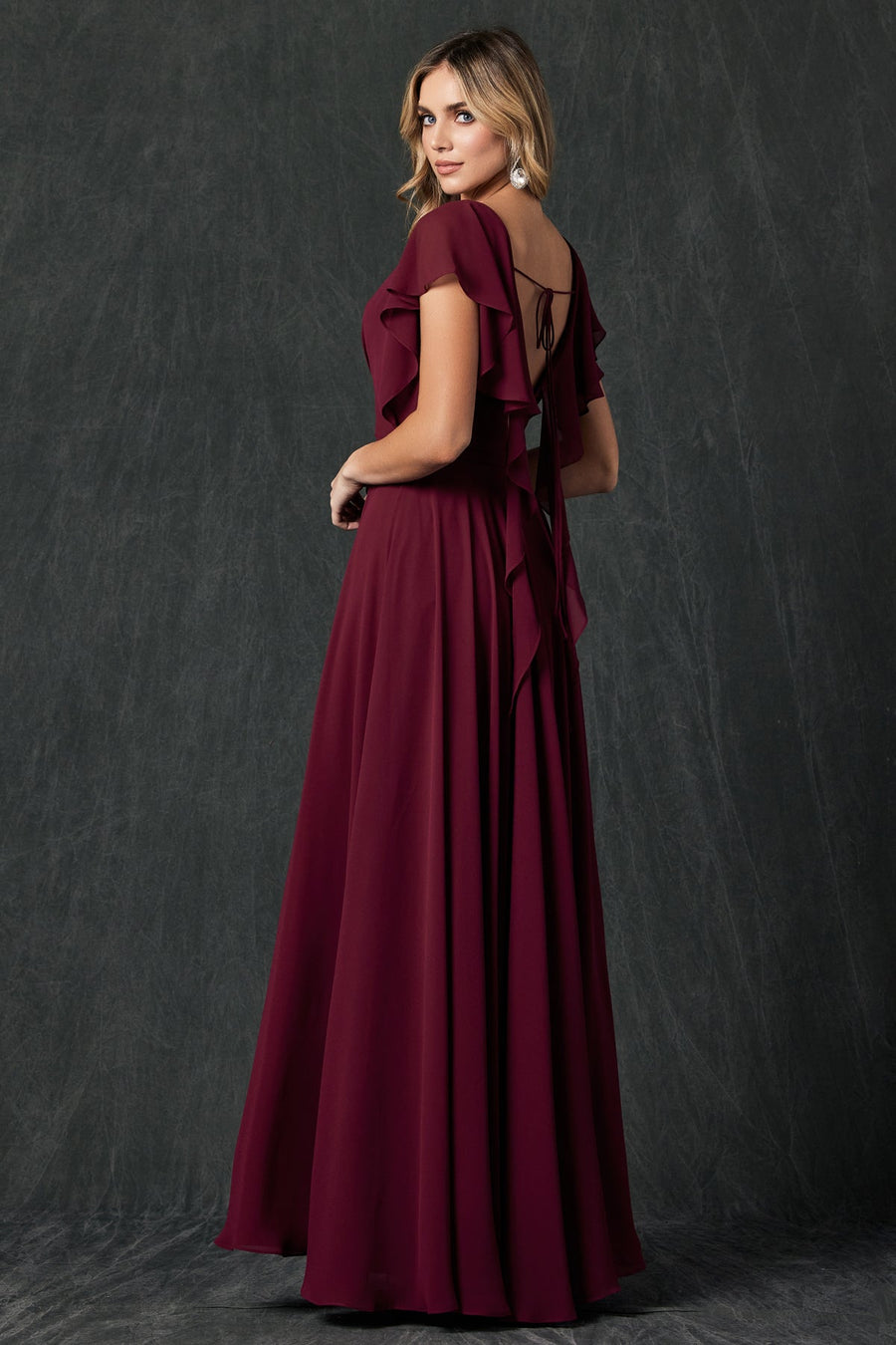 Formal Dresses Long Formal A Line Evening Dress Burgundy