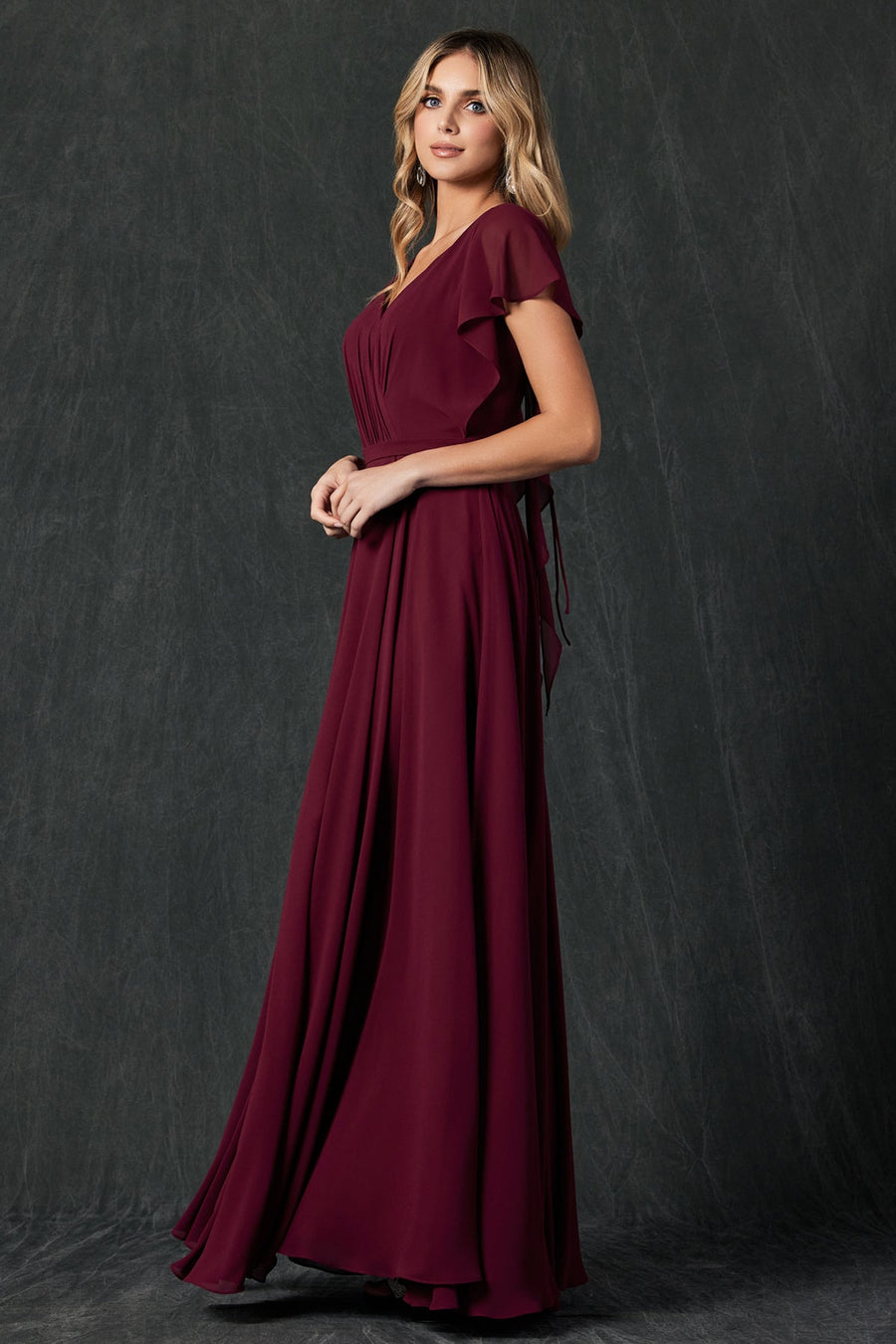 Formal Dresses Long Formal A Line Evening Dress Burgundy