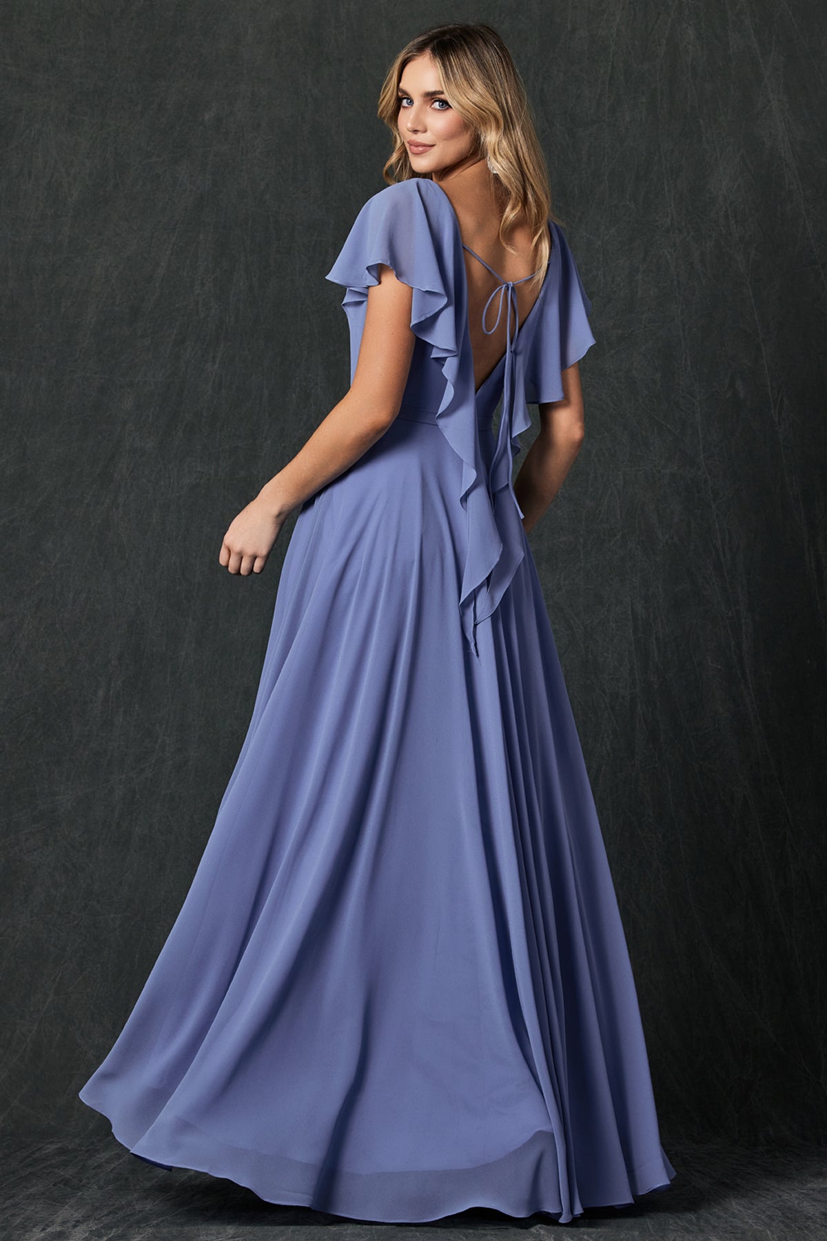 Formal Dresses Long Formal A Line Evening Dress Slate Blue
