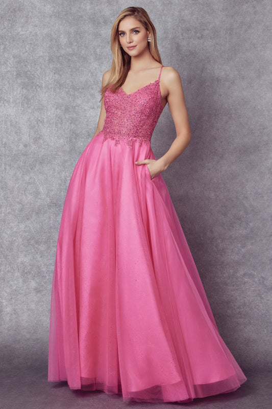 Prom Dresses Long Ball Gown Formal Prom Dress Fuchsia