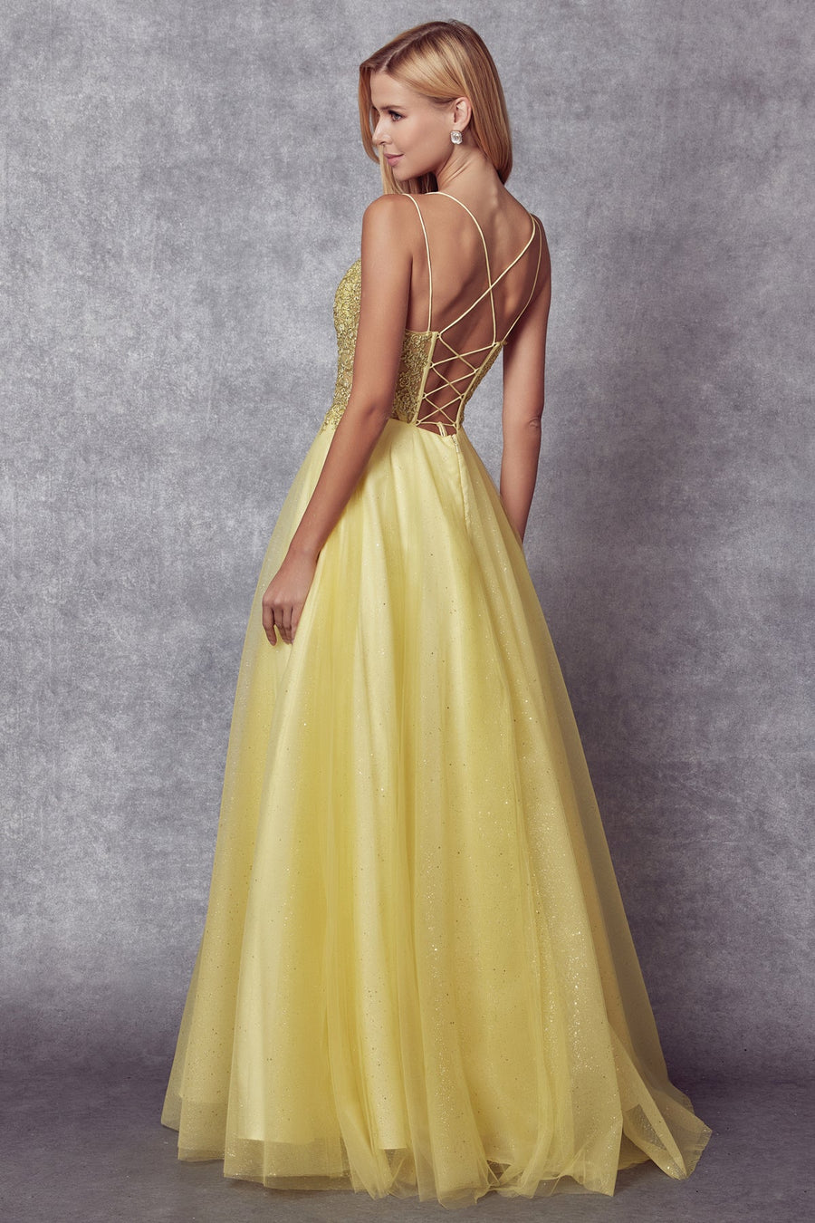 Prom Dresses Long Ball Gown Formal Prom Dress Yellow