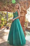 Prom Dresses Long Ball Gown Formal Prom Dress Emerrald Green