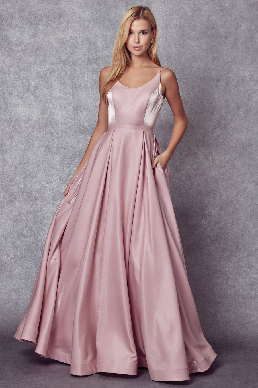 Prom Dresses Long Formal Prom A Line Dress Mauve