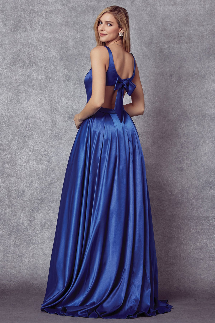 Prom Dresses Ball Gown A Line Long Formal Prom Dress Royal Blue
