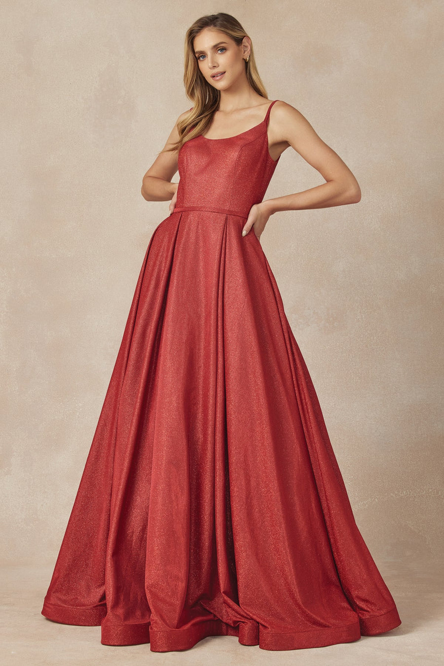 Prom Dresses Formal Long Glitter Prom Dress Red