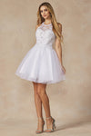 Wedding Dresses A Line Short Wedding Dress White