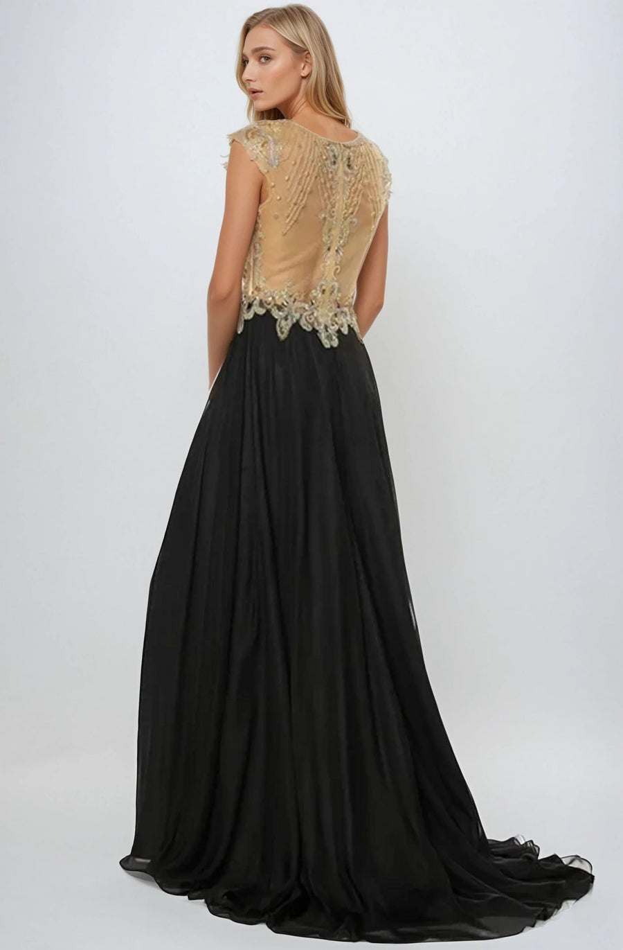 Formal Dresses Formal Long Slit Evening Dress Black