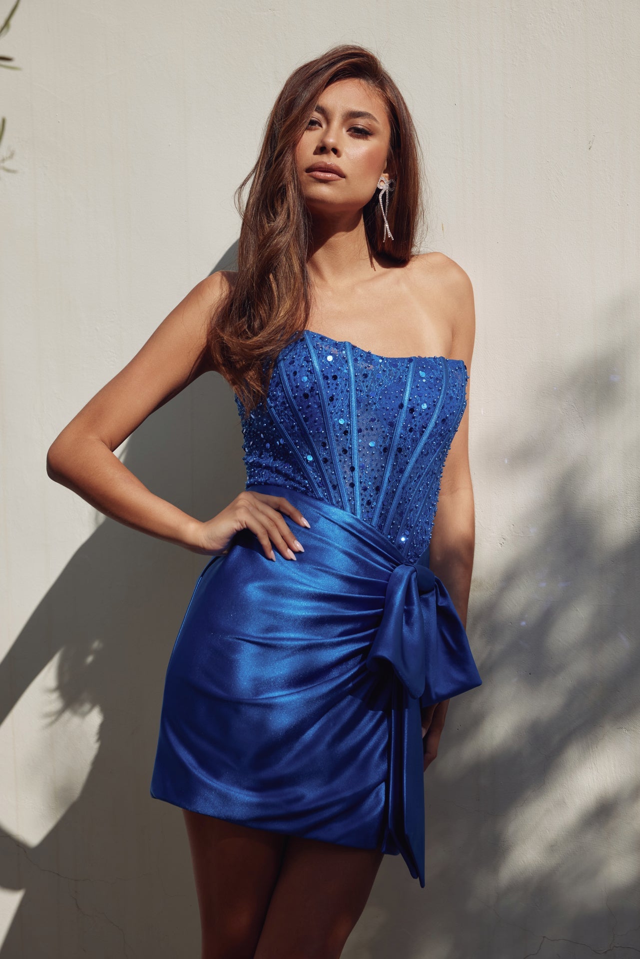 Cocktail Dresses Sequin Short Cocktail Dress Royal