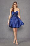 Cocktail Dresses Short Cocktail Homecoming Dress Navy Blue