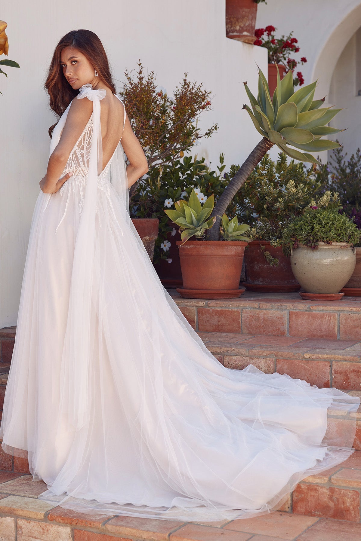 Wedding Dresses Long Bridal Gown Simple Wedding Dress Nude