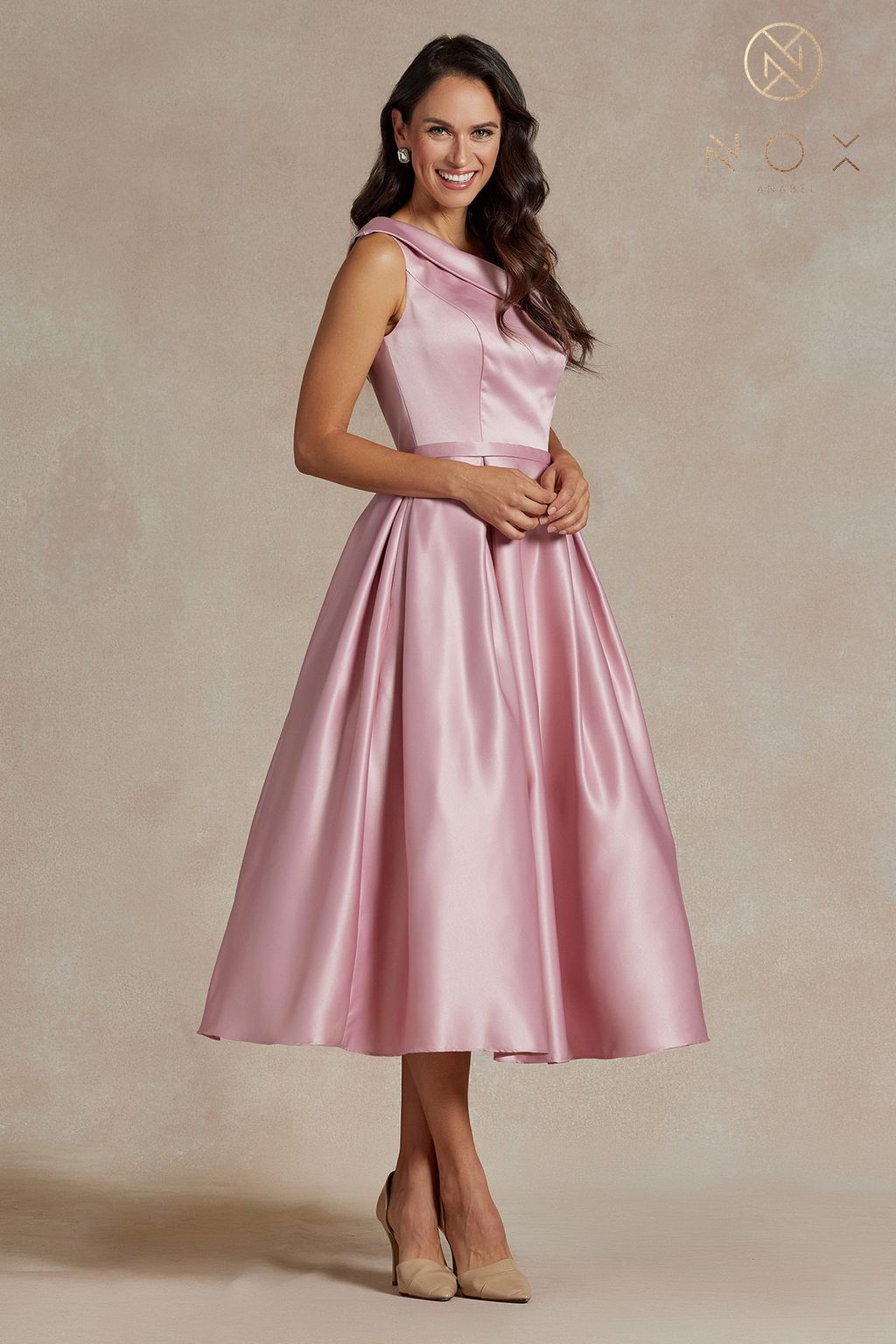 Homecoming Dresses Long One Shoulder Formal Dress Dusty Rose