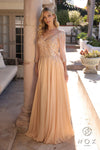 Plus Size Dresses Plus Size Long Formal Mother of the Bride Dress Gold