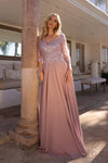 Plus Size Dresses Plus Size Long Formal Mother of the Bride Dress Pale Mauve