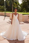 Wedding Dresses Bridal Gown Long Pleated Wedding Dress White