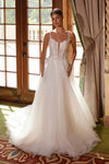 Wedding Dresses A Line Long Wedding Dress White