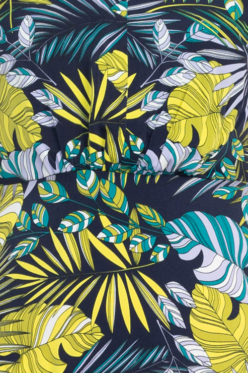 Cocktail Dresses Printed Midi Length Cocktail Dress Blue Multi