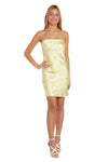 Cocktail Dresses Short Cocktail Dress Yellow