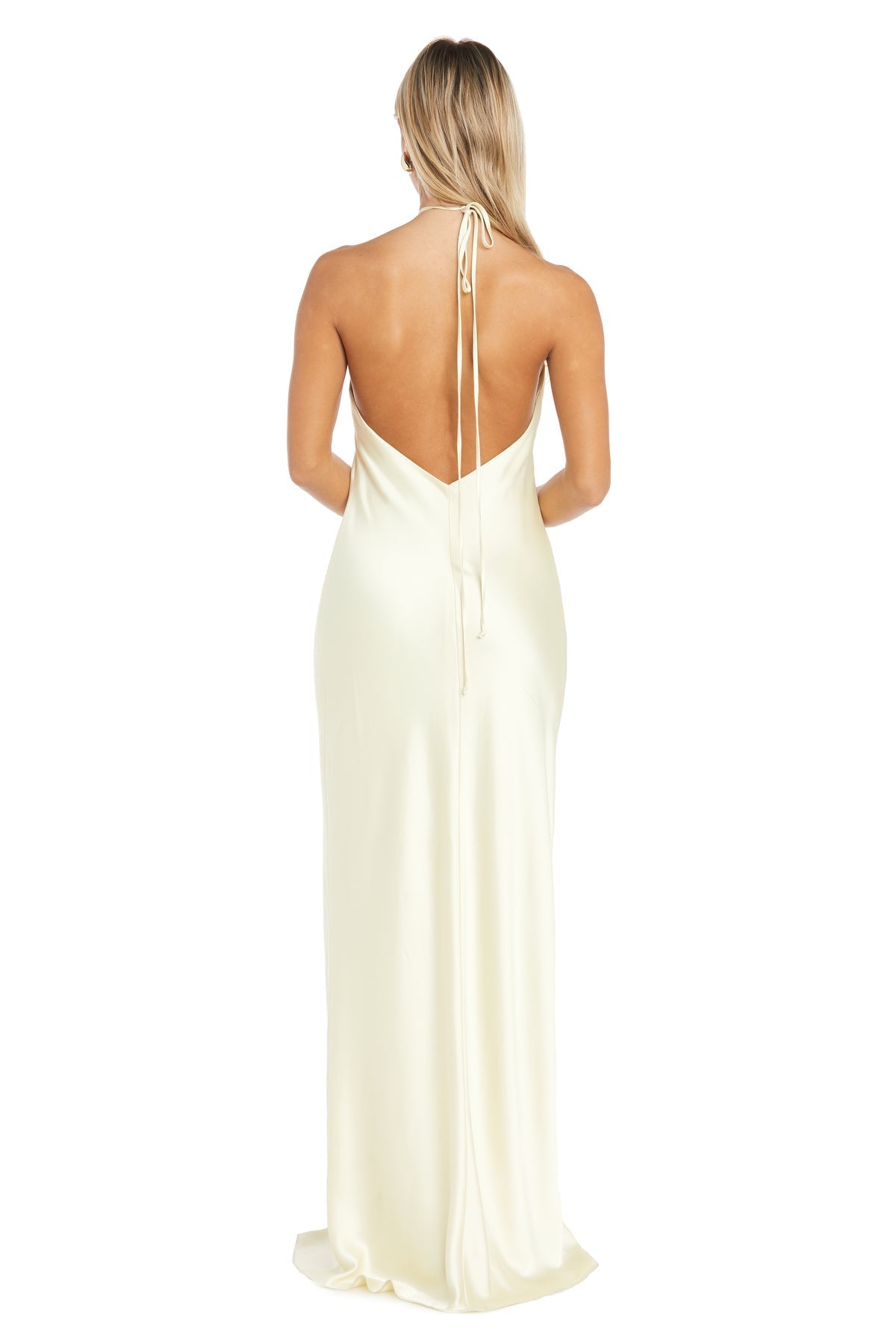 Formal Dresses Long Fitted Formal Evening Dress Cream