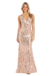 Formal Dresses Homecoming Sequin Formal Dress Black/Nude
