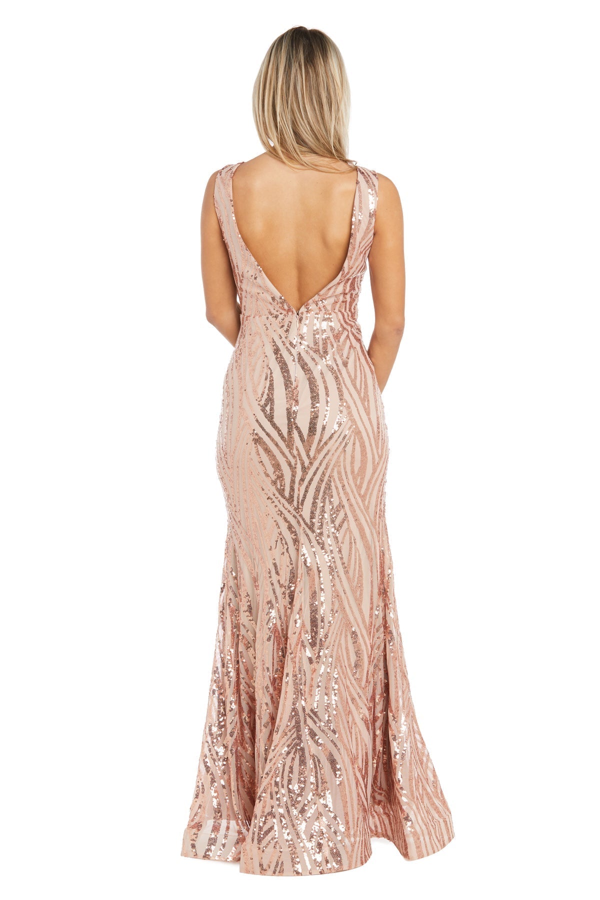 Formal Dresses Homecoming Sequin Formal Dress Black/Nude