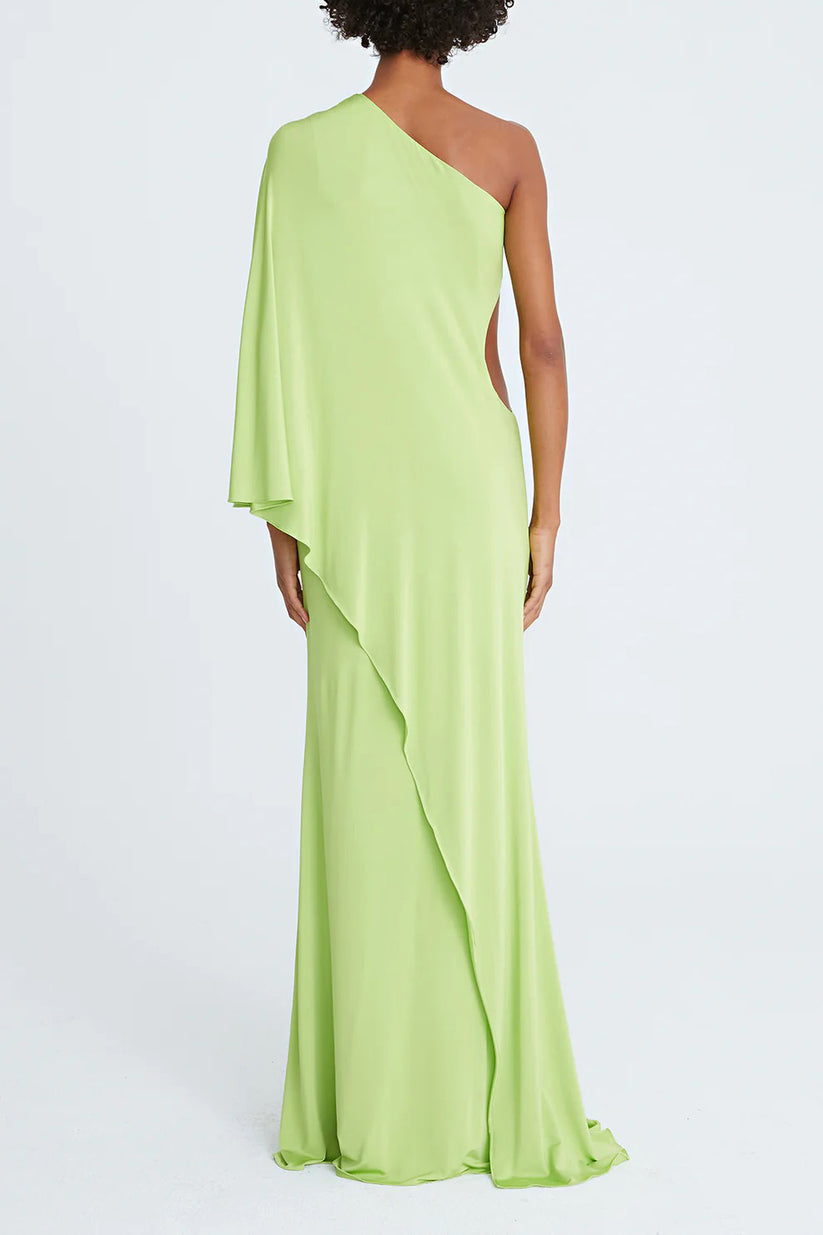 Formal Dresses Long Evening Formal Bodycon Dress Neon Green