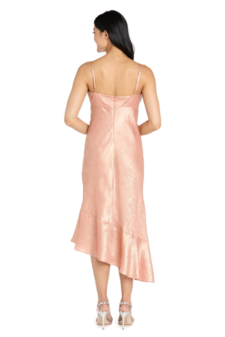 Cocktail Dresses High Low Fitted Cocktail Dress Blossom/Gold